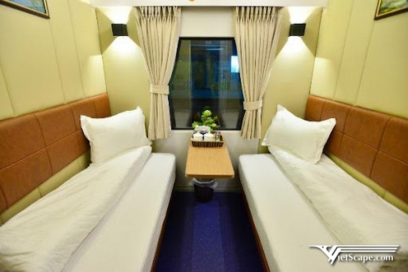 Khoang giường nằm cao cấp của tàu Hà Nội – Sài Gòn