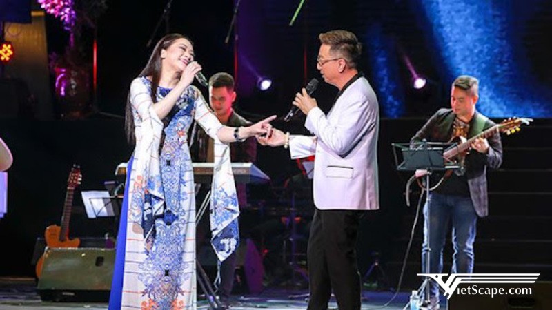 Ca sĩ Như Quỳnh hải ngoại cùng Trường Vũ được xem là “đôi tình nhân” trên sân khấu