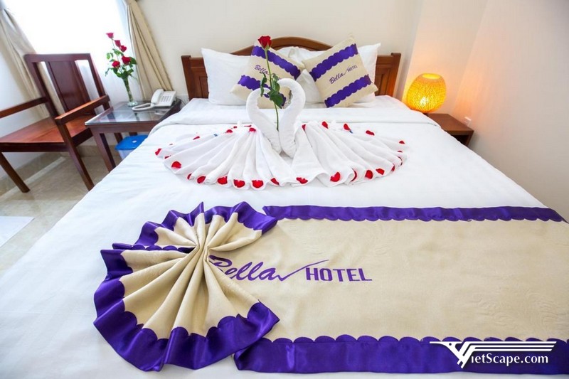 Khách sạn Bellav Sea & Spa trang trí đẹp mắt trong các phòng của khách sạn