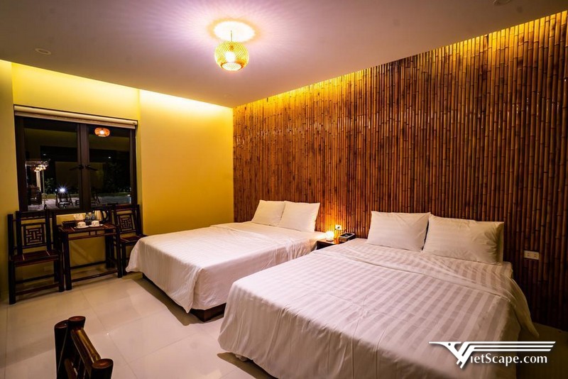 Riêng những phòng ngủ từ 3 - 4 người tại Khách sạn Tràng An Retreat Ninh Bình sẽ có giá từ 750.000 VNĐ/đêm