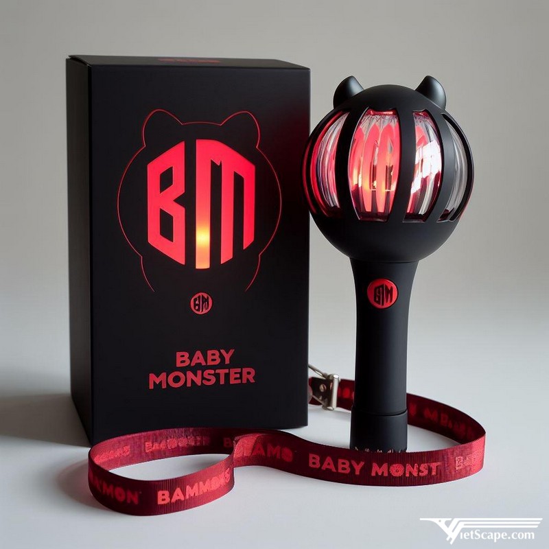 Lightstick của nhóm nhạc Baby Monster được thiết kế vô cùng độc đáo 