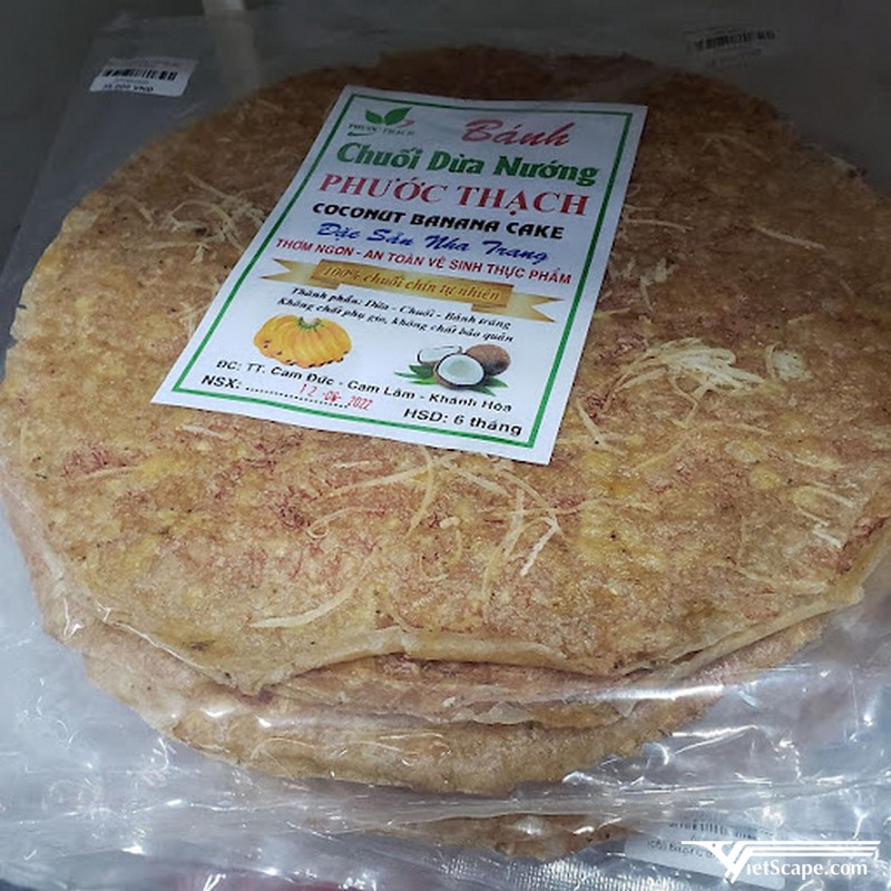 Bánh chuối dừa nướng