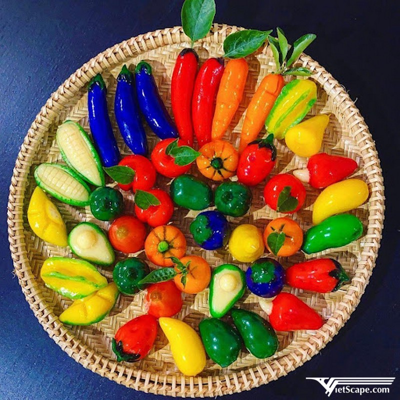 Bánh đậu xanh trái cây