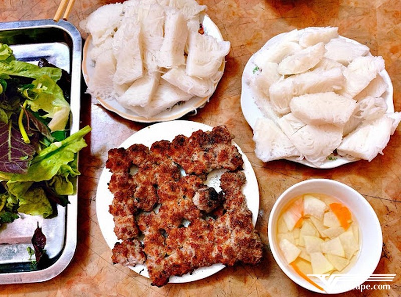 Bún chả quạt