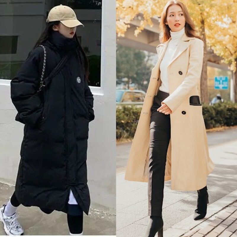 Cách kết hợp áo măng tô với áo len đúng chuẩn quý cô thanh lịch