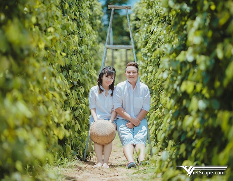 Check in tại vườn tiêu Phú Quốc