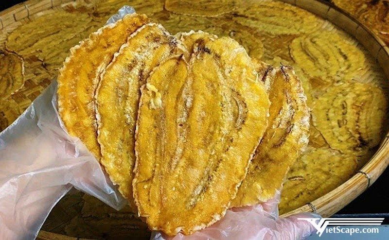 Chuối ép khô