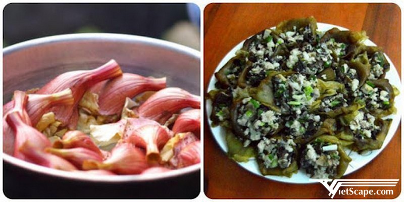 Hoa kè hấp thịt