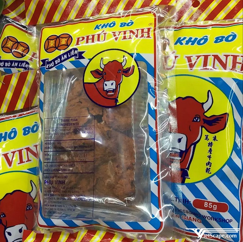 Khô bò Phú Vinh Châu Đốc