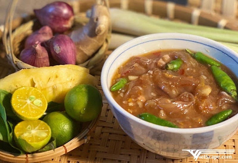 Mắm cá ruộng Chiêm Hóa 