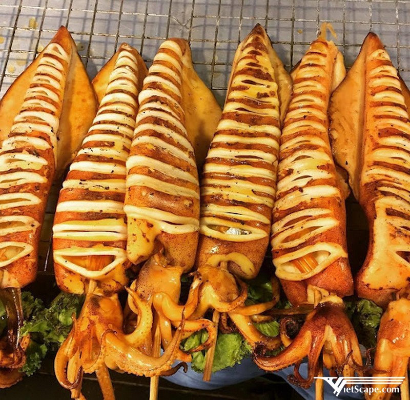 Mực nháy nướng Cửa Lò